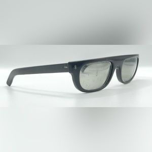 Vintage Cool-Ray Carl Michelle Black Oval Pilot Sunglasses Frames Only